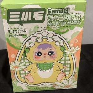 Samuel Rabbit Big Family Plush Doll blind box brand new